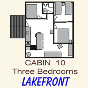 Pine Point Lodge Cabin 10 floorplan